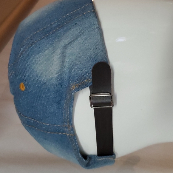 Denim Rhinestone Cap - Picture 3 of 7